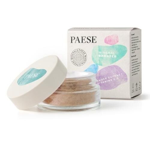 Минеральный бронзатор для лица, 401c Medium, 6 г Paese
Минеральный бронзатор для лица, 401c Medium, 6 г Paese