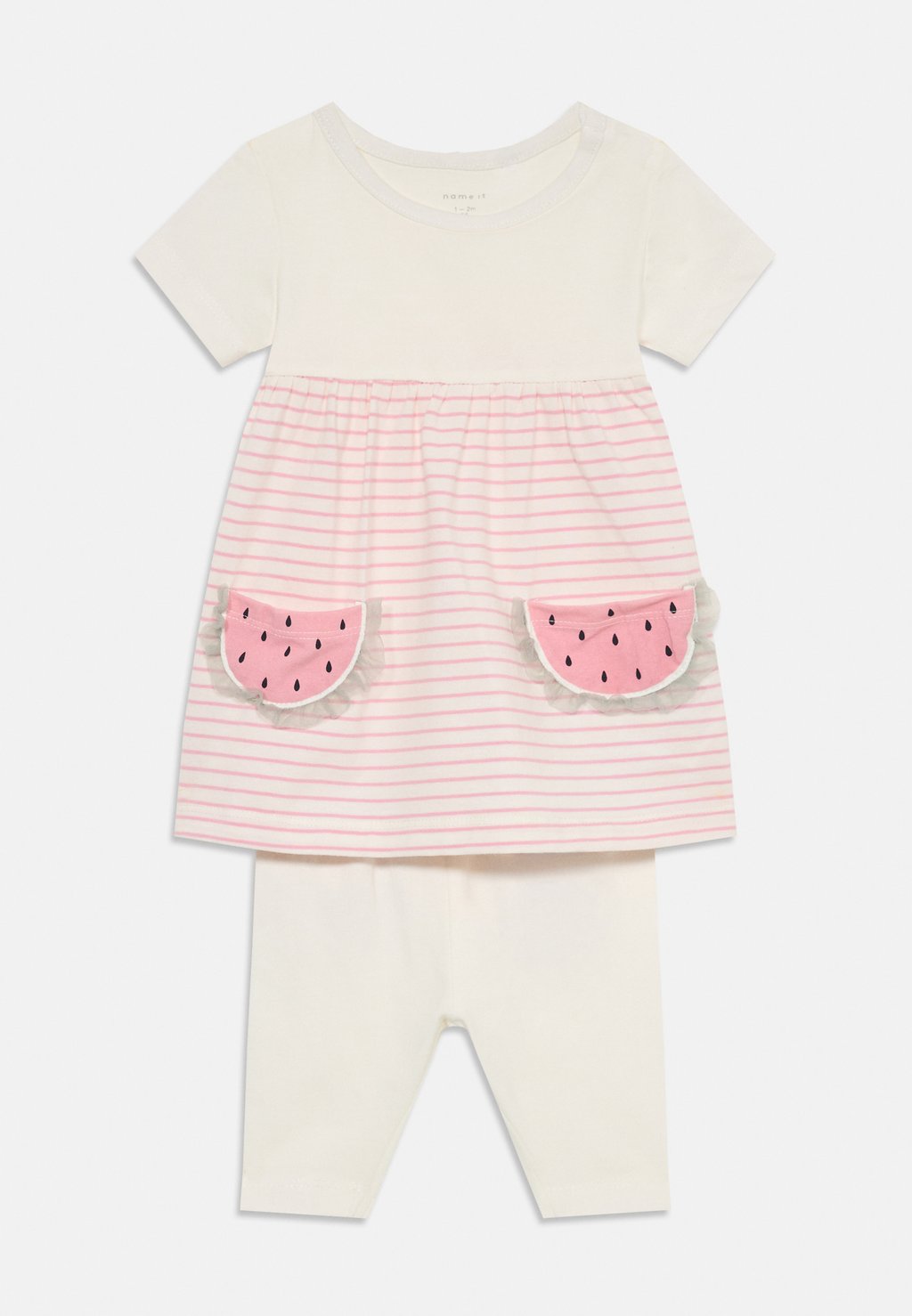 Шорты NBFJABELLE SS DRESS SET Name it, слоновая кость 
Шорты NBFJABELLE SS DRESS SET Name it, слоновая кость