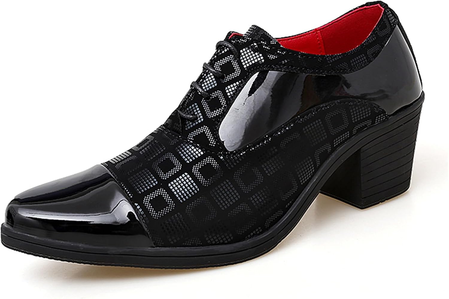 Мужские оксфорды из лаковой кожи с шнуровкой, массивным каблуком и заостренным носком, универсального стиля, с нескользящей подошвой, удобные дерби для офиса, работы, выпускного, вечеринки, повседневной носки и деловых мероприятий Tixewsjh, черн...
Мужские оксфорды из лаковой кожи с шнуровкой, массивным каблуком и заостренным носком, универсального стиля, с нескользящей подошвой, удобные дерби для офиса, работы, выпускного, вечеринки, повседневной носки и деловых мероприятий Tixewsjh, черн...