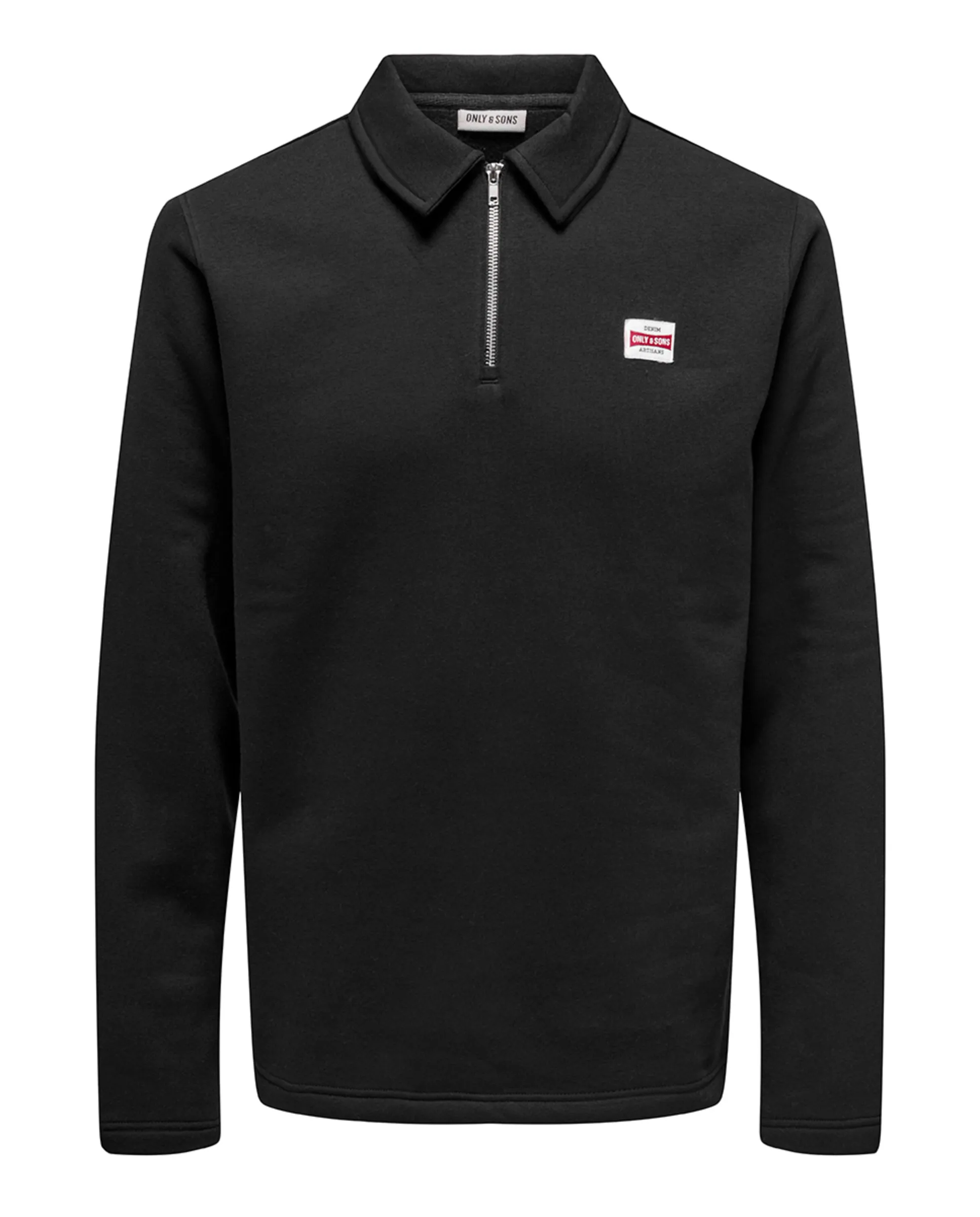 Мужская однотонная толстовка Only & Sons, черный
Мужская однотонная толстовка Only & Sons, черный