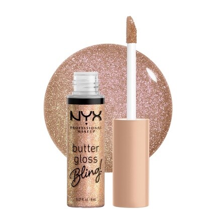 NYX PROFESSIONAL MAKEUP Butter Gloss Bling Lip Gloss Нелипкий и блестящий веганский макияж для губ
NYX PROFESSIONAL MAKEUP Butter Gloss Bling Lip Gloss Нелипкий и блестящий веганский макияж для губ