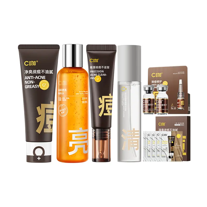 Набор для ухода за кожей против акне и контроля жирности: пятикомпонентный набор для борьбы с акне, восстановления и увлажнения C KA
Набор для ухода за кожей против акне и контроля жирности: пятикомпонентный набор для борьбы с акне, восстановления и увлажнения C KA