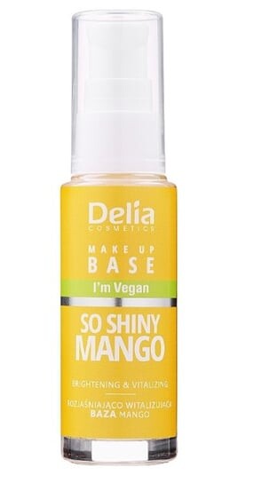 Осветляющая и восстанавливающая основа под макияж, 30 мл Delia, So Shiny Mango, Delia Cosmetics
Осветляющая и восстанавливающая основа под макияж, 30 мл Delia, So Shiny Mango, Delia Cosmetics