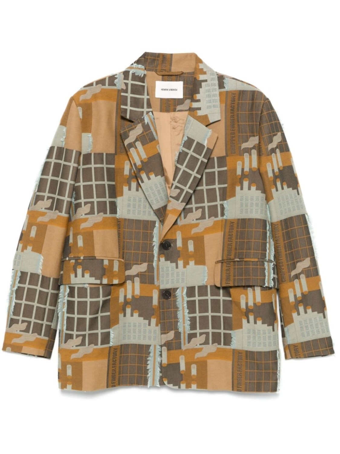 Henrik Vibskov пиджак Note, коричневый
Henrik Vibskov пиджак Note, коричневый
