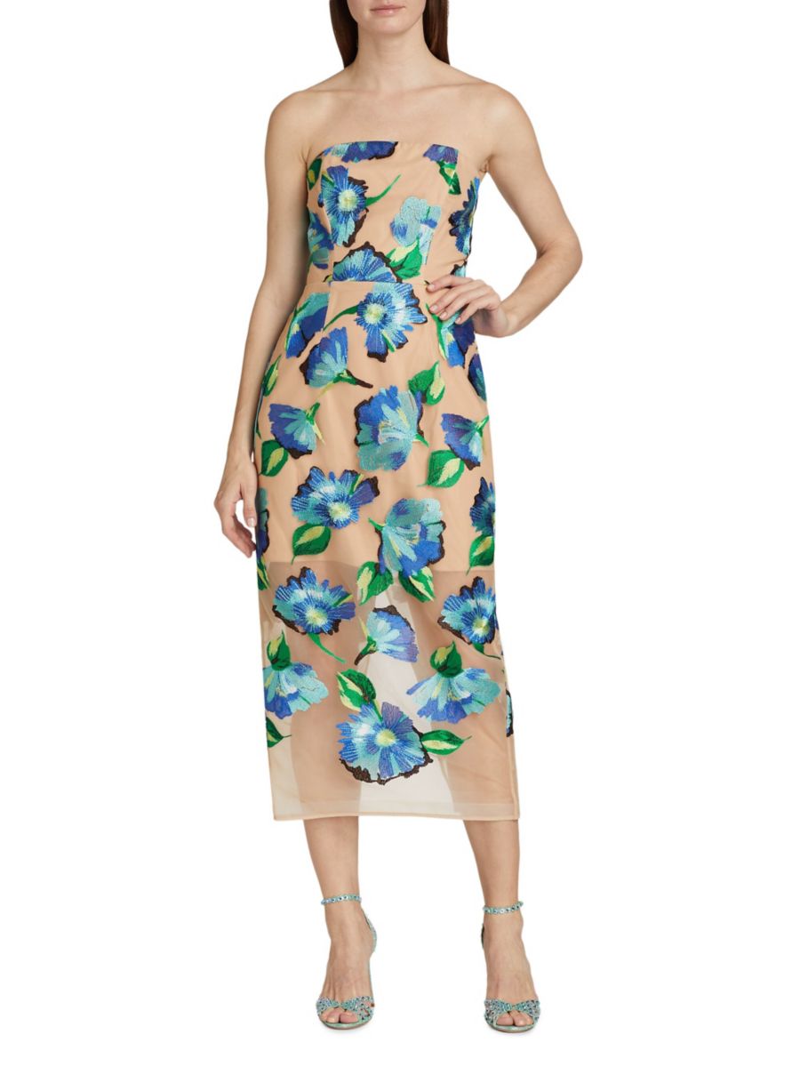 Платье без бретелек с рисунком мака Milly, цвет Turquoise Multi
Платье без бретелек с рисунком мака Milly, цвет Turquoise Multi