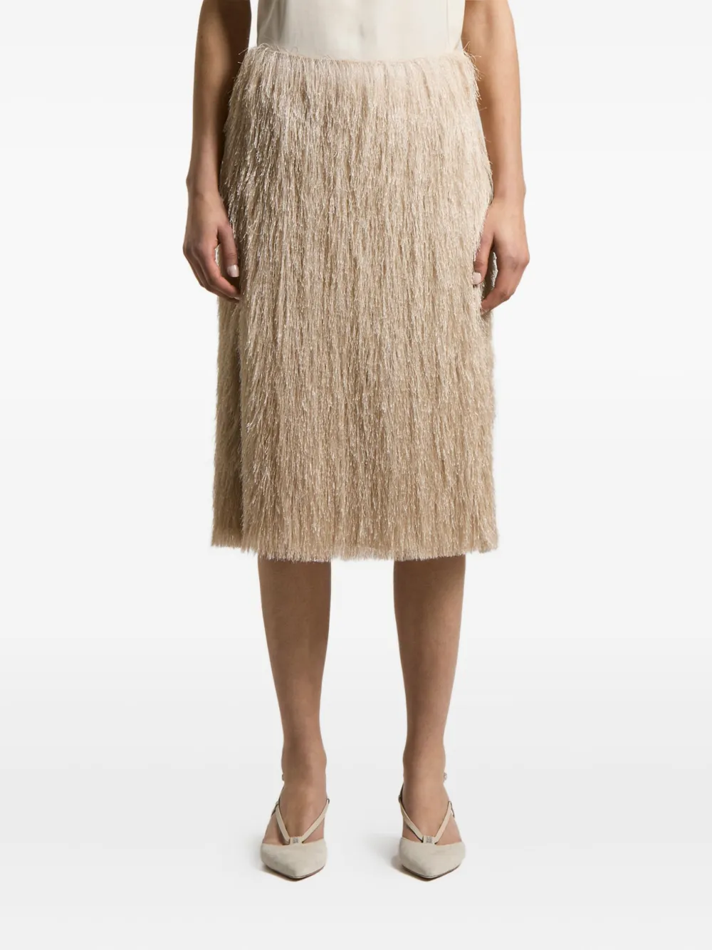 Миди-юбка с бахромой Peserico, нейтральный
Миди-юбка с бахромой Peserico, нейтральный