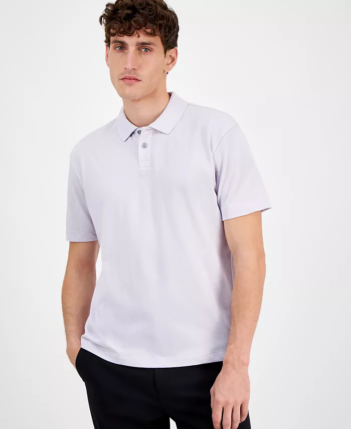 Мужская поло с коротким рукавом и логотипом Dangula свободного кроя Hugo Boss, фиолетовый
Мужская поло с коротким рукавом и логотипом Dangula свободного кроя Hugo Boss, фиолетовый