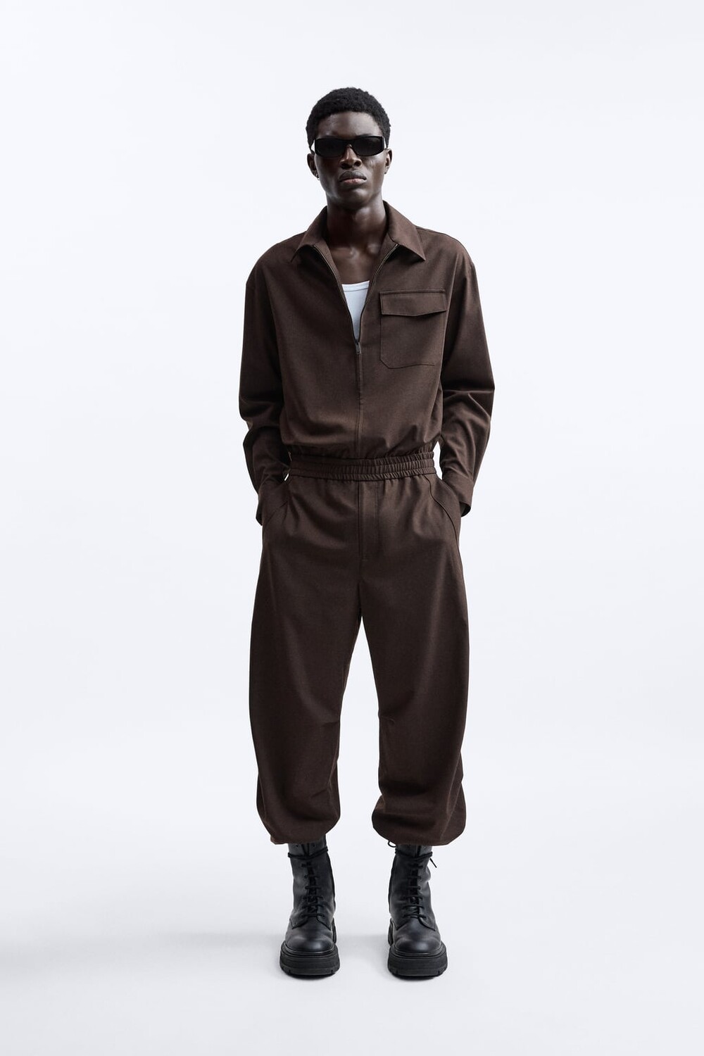 Комбинезон ZARA, коричневый
Комбинезон ZARA, коричневый