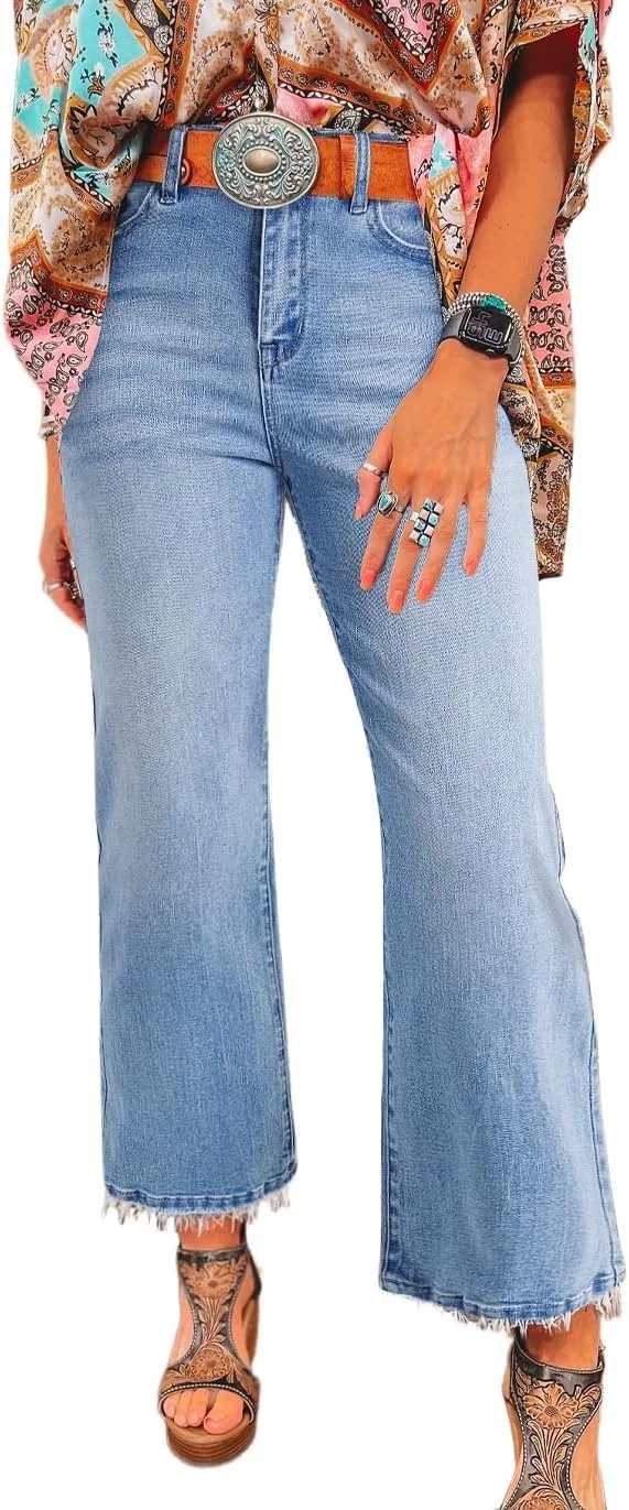 Джинсы женские Mineral Wash Raw Hem High Waist Cropped Wide Leg Apvirdy
Джинсы женские Mineral Wash Raw Hem High Waist Cropped Wide Leg Apvirdy