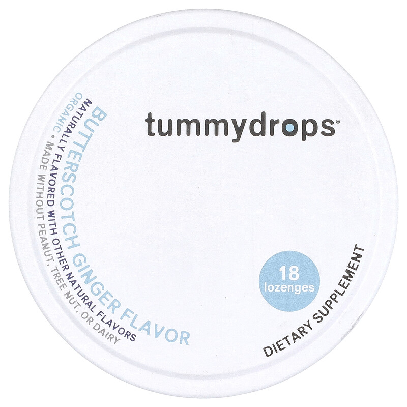 Tummydrops, Ириски и имбирь, 18 пастилок
Tummydrops, Ириски и имбирь, 18 пастилок