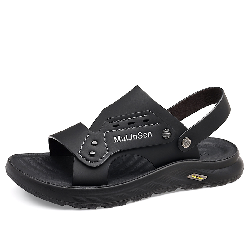 Mulinsen Пляжные сандалии мужские, черно-серые
Mulinsen Пляжные сандалии мужские, черно-серые