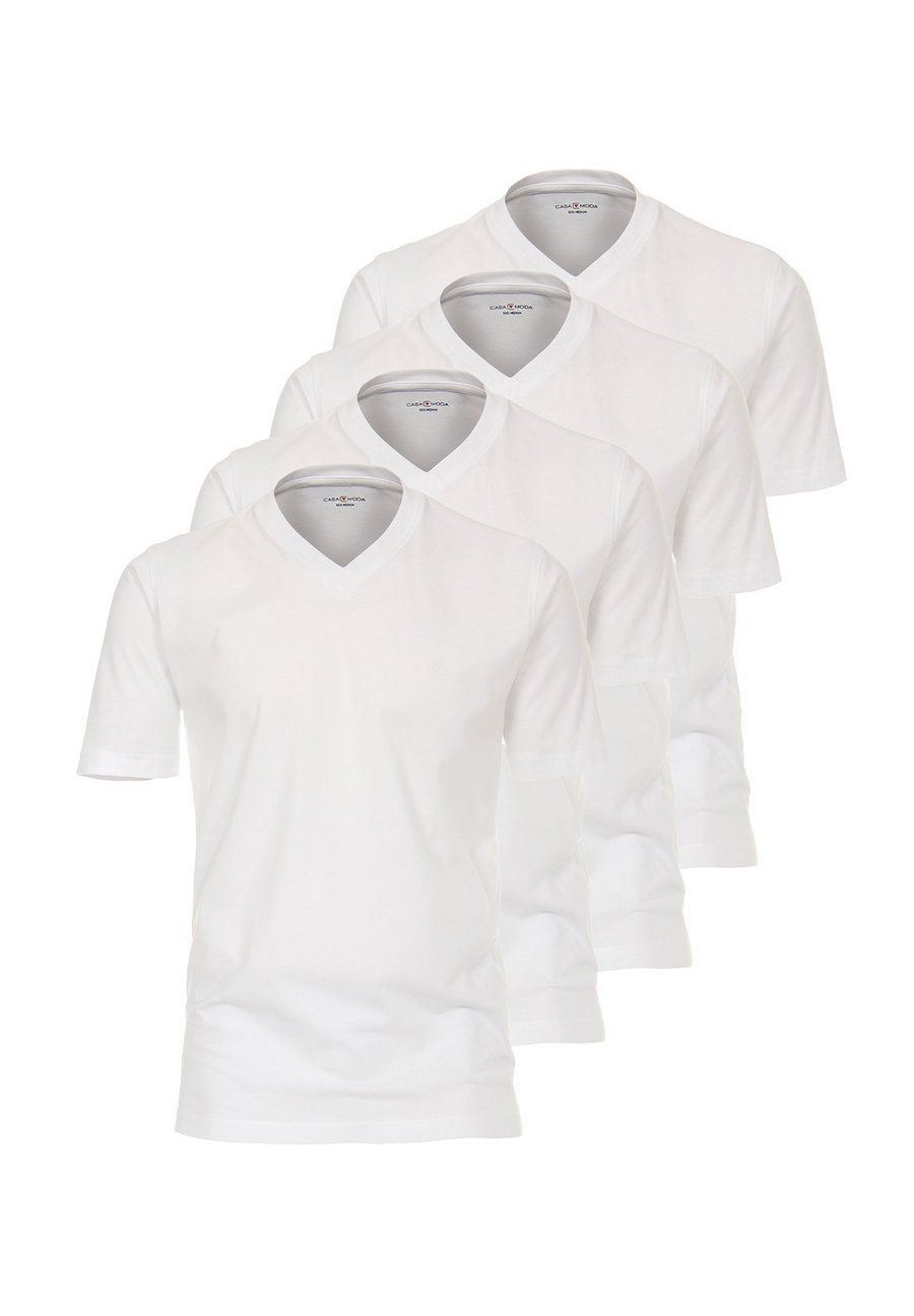 Футболка CASAMODA 4ER PACK, Weiß/White
Футболка CASAMODA 4ER PACK, Weiß/White