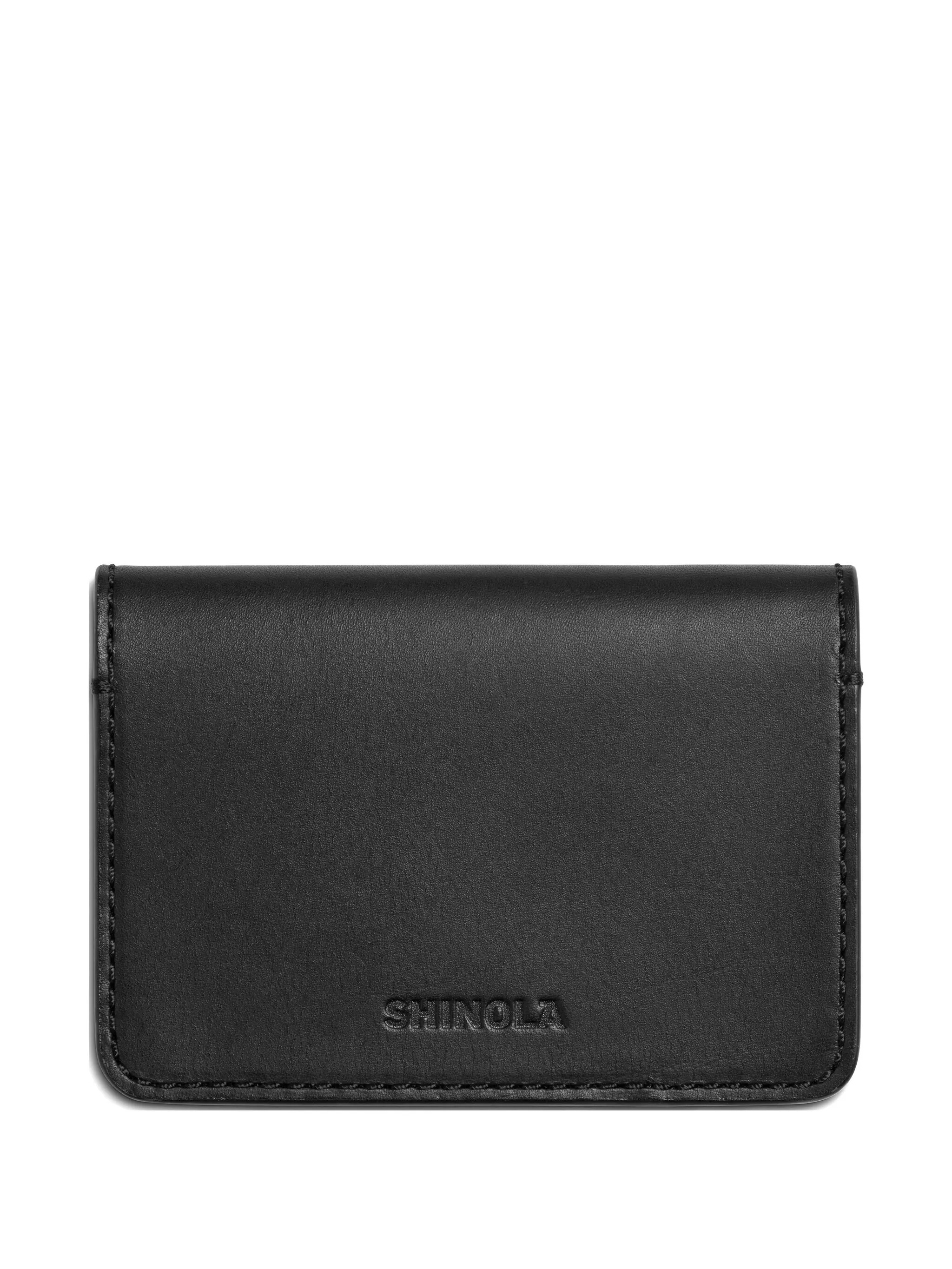 Кожаный картхолдер Shinola, черный
Кожаный картхолдер Shinola, черный