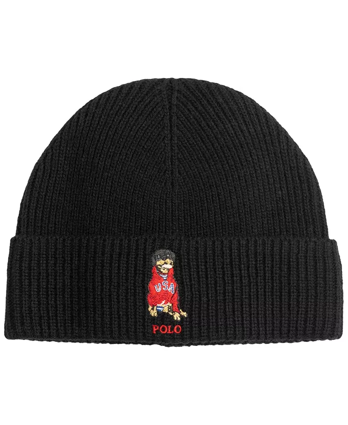 Американская шапка бини для собак Polo Ralph Lauren, черный
Американская шапка бини для собак Polo Ralph Lauren, черный