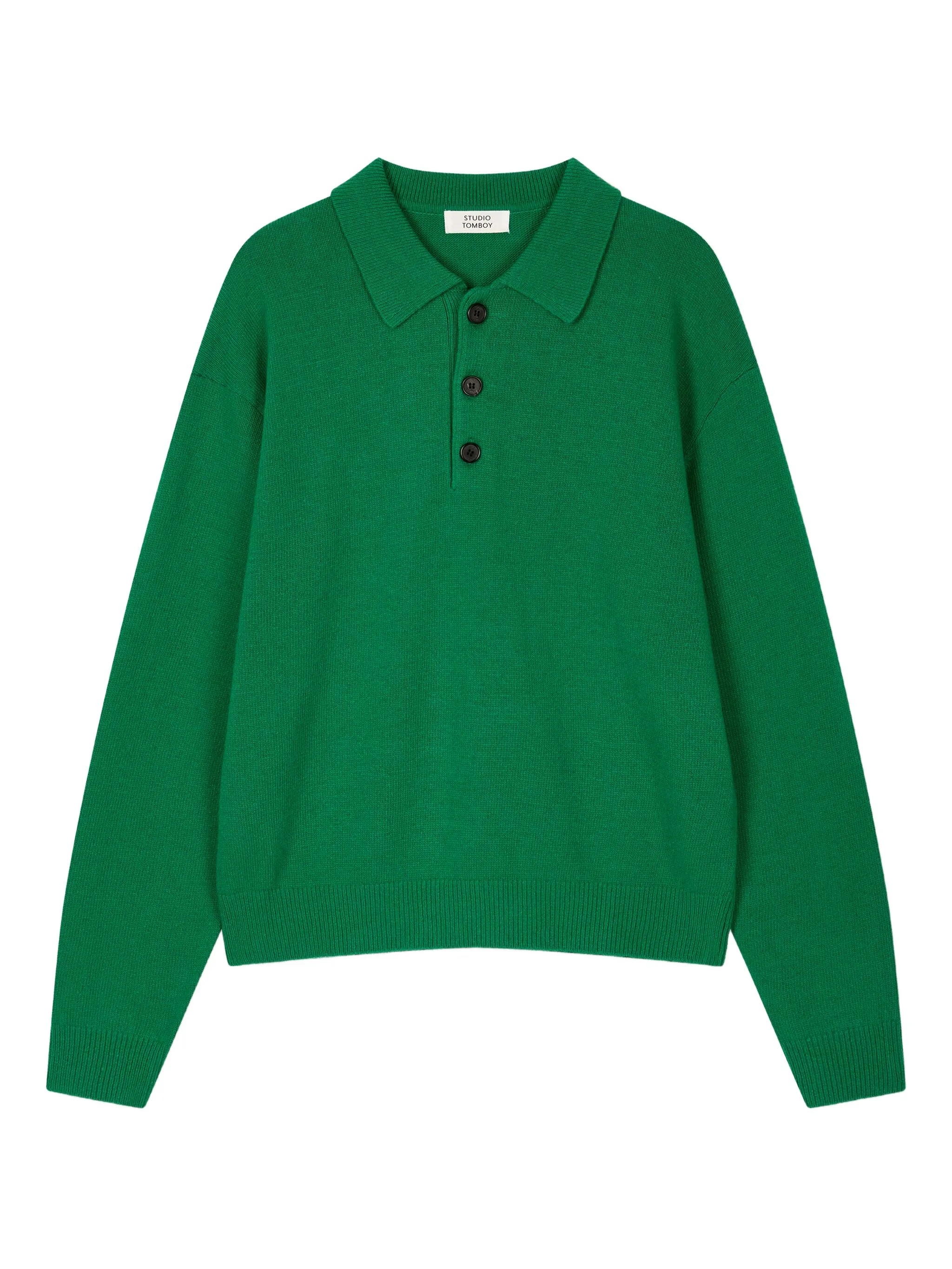 Джемпер тонкой вязки с воротником поло Studio Tomboy, зеленый
Джемпер тонкой вязки с воротником поло Studio Tomboy, зеленый