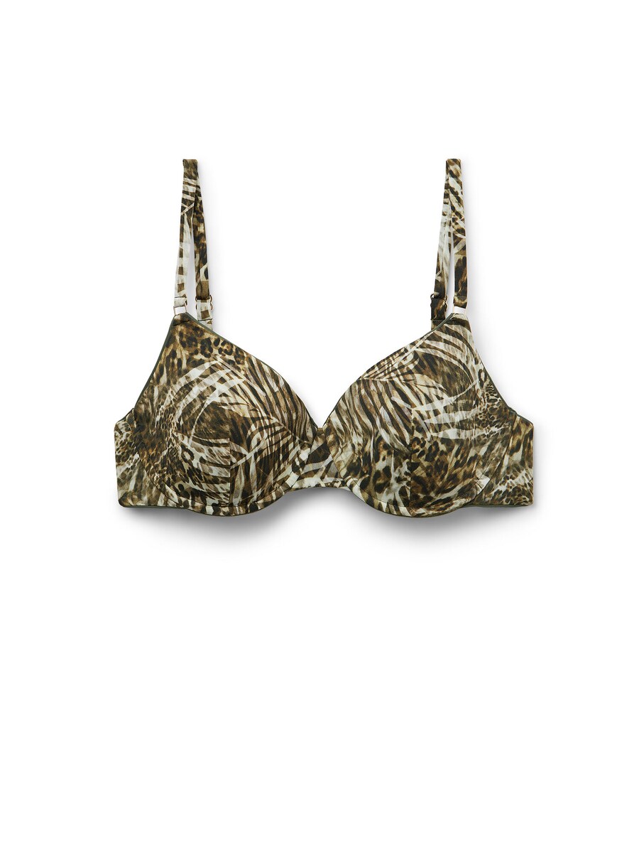 Верх бикини с пуш-апом CALZEDONIA, коричневый
Верх бикини с пуш-апом CALZEDONIA, коричневый