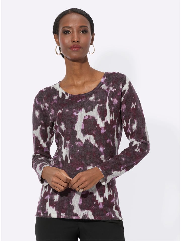 Свитер с длинными рукавами в цвете экрю и баклажана creation L
Свитер с длинными рукавами в цвете экрю и баклажана creation L