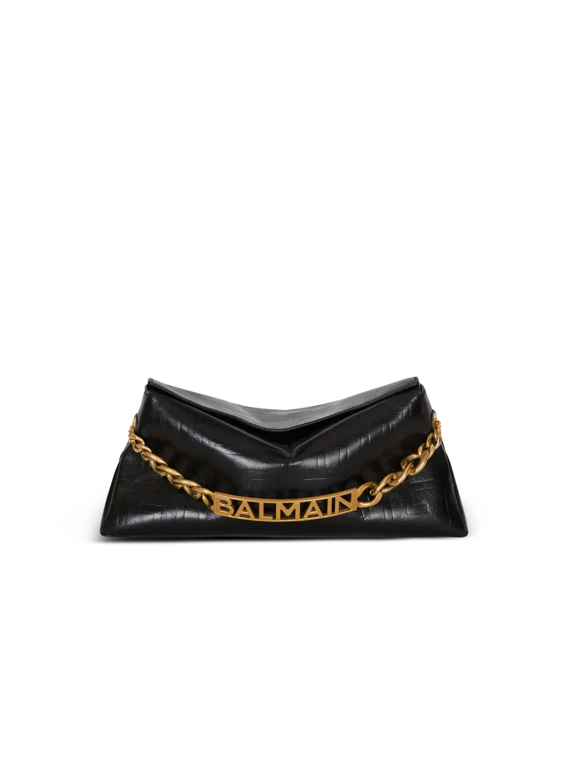 Сумка-клатч 1945 Soft из жатой телячьей кожи Balmain, черный
Сумка-клатч 1945 Soft из жатой телячьей кожи Balmain, черный