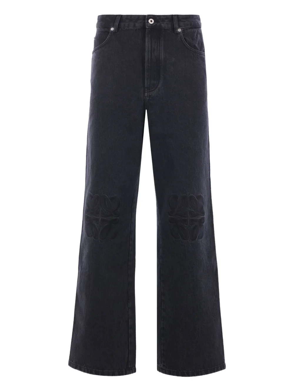 Джинсы с вышивкой Anagram LOEWE, черный
Джинсы с вышивкой Anagram LOEWE, черный