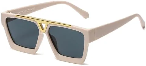 Крупные квадратные солнцезащитные очки для женщин и мужчин, винтажные, с большой металлической оправой, модные солнцезащитные очки для женщин MTZJH, Milk Tea Grey
Крупные квадратные солнцезащитные очки для женщин и мужчин, винтажные, с большой металлической оправой, модные солнцезащитные очки для женщин MTZJH, Milk Tea Grey