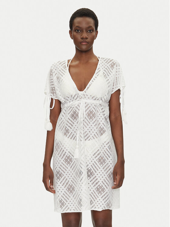 Пляжное платье свободного кроя IC25-021 Iconique, белый
Пляжное платье свободного кроя IC25-021 Iconique, белый