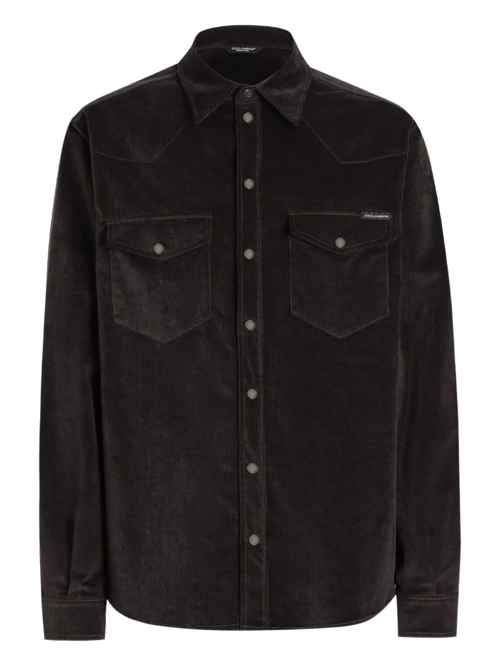 Вельветовая рубашка DOLCE & GABBANA, серый
Вельветовая рубашка DOLCE & GABBANA, серый