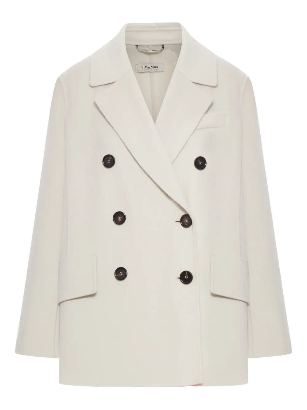 Двубортный шерстяной пиджак 'S Max Mara, белый
Двубортный шерстяной пиджак 'S Max Mara, белый
