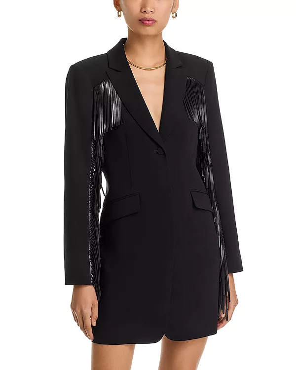 Платье Joelette с бахромой Cinq À Sept, черный
Платье Joelette с бахромой Cinq À Sept, черный