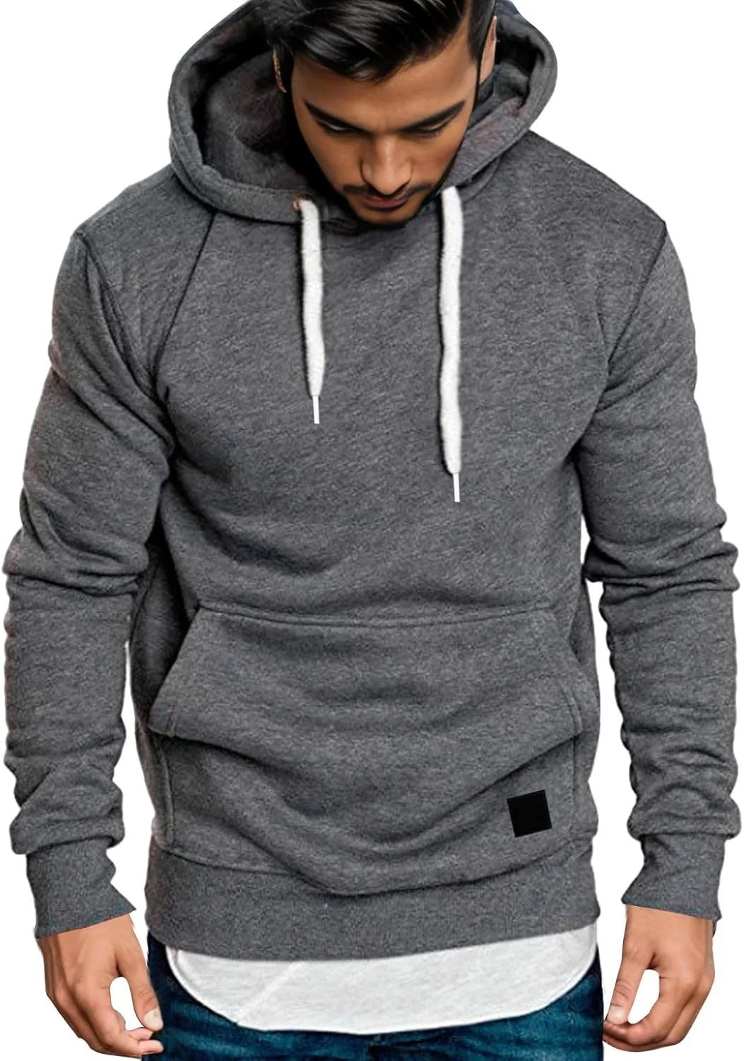 Мужской пуловер с капюшоном Loose Lightweight
Мужской пуловер с капюшоном Loose Lightweight