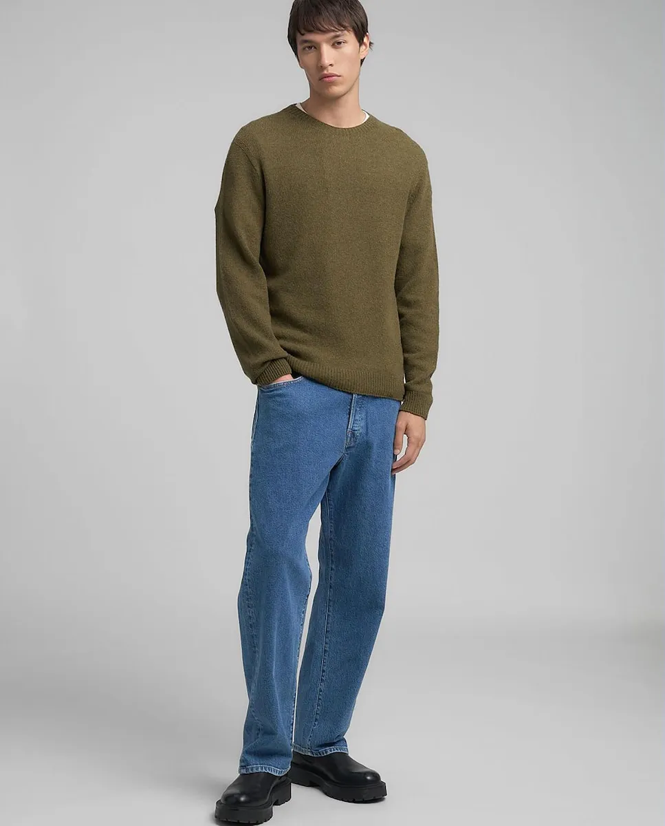 Мужской свитер с длинными рукавами и круглым вырезом Replay, хаки
Мужской свитер с длинными рукавами и круглым вырезом Replay, хаки