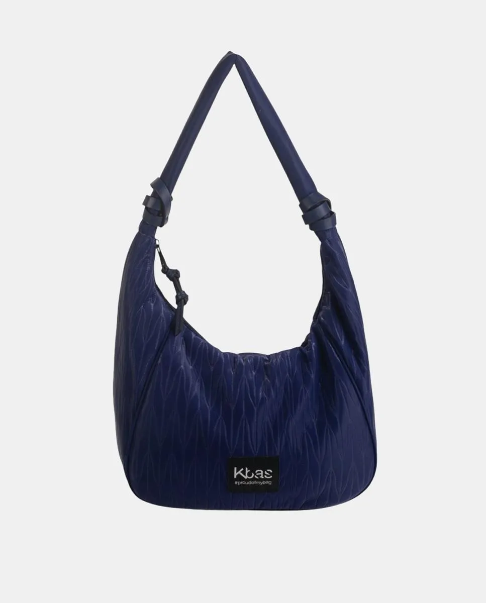 Сумка-хобо из нейлона на молнии Kbas, синий
Сумка-хобо из нейлона на молнии Kbas, синий