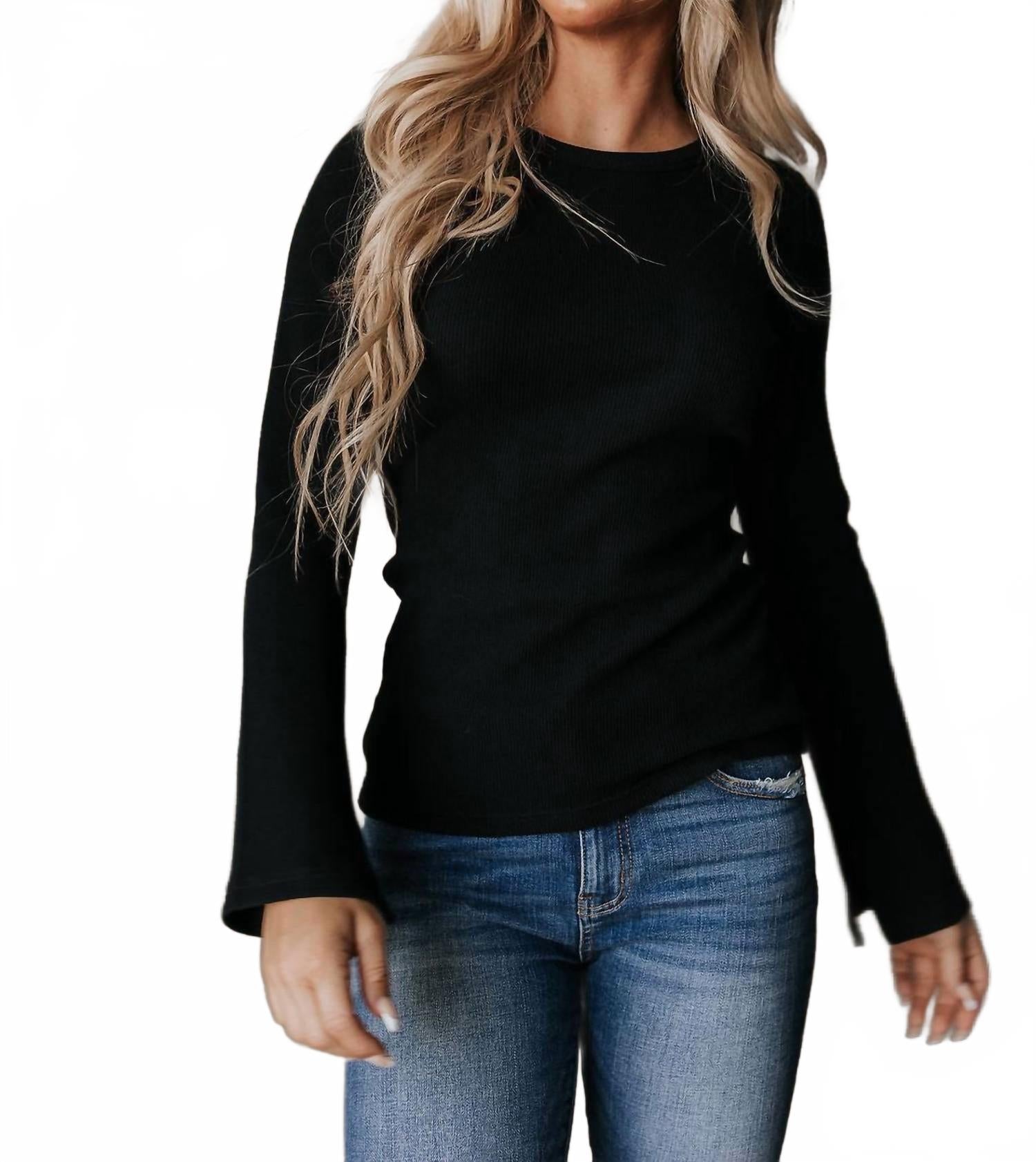 Черный топ с рубчиком Nightingale AMPERSAND AVE
Черный топ с рубчиком Nightingale AMPERSAND AVE