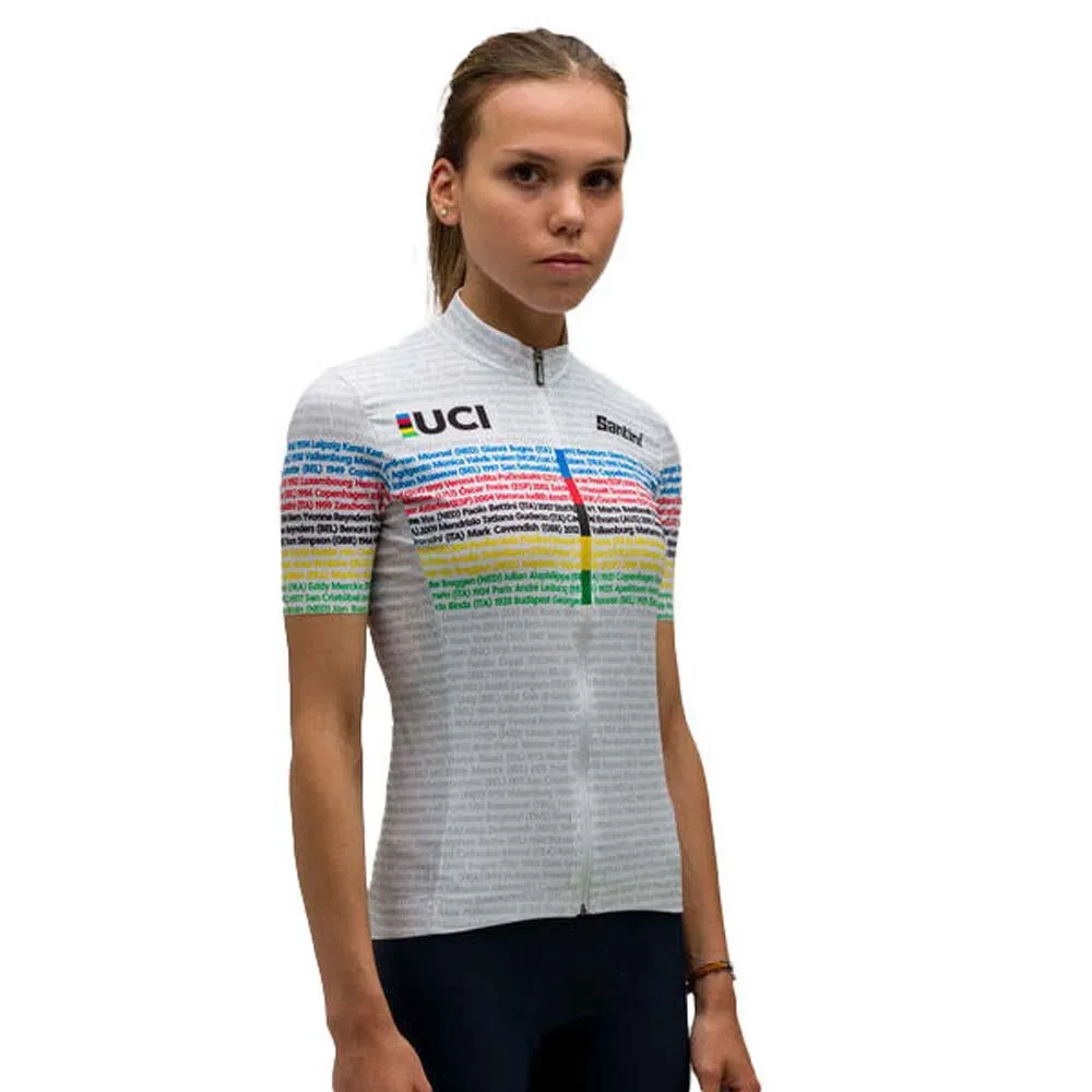 Джерси Santini UCI 100 Champion short sleeve, серый
Джерси Santini UCI 100 Champion short sleeve, серый
