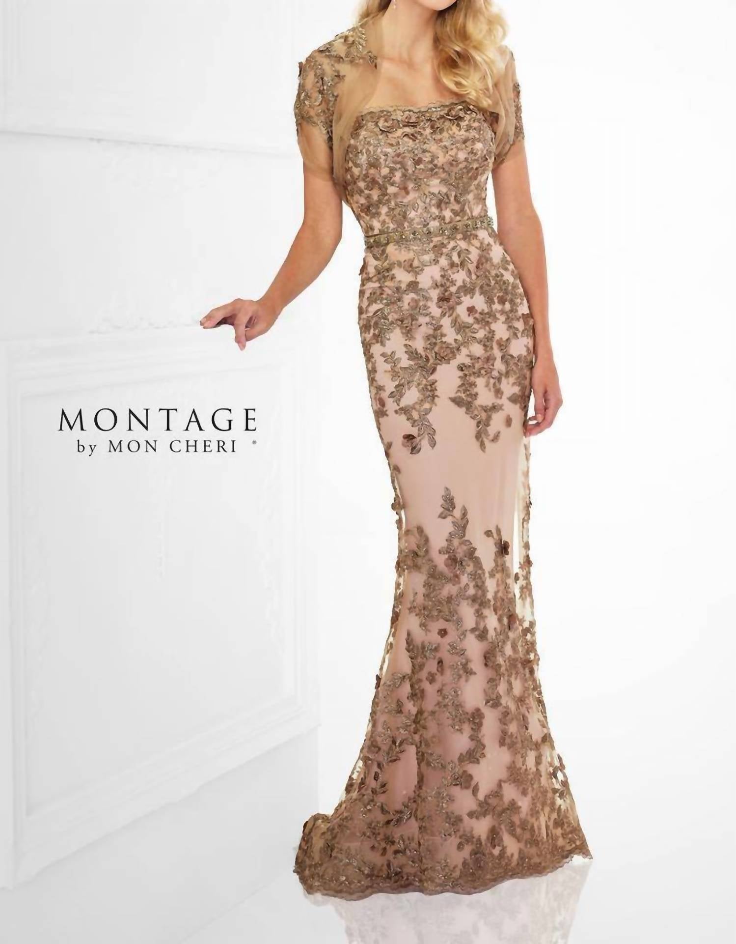 Бесплечее ажурное платье-футляр в коричневом цвете нюд Montage by Mon Cheri
Бесплечее ажурное платье-футляр в коричневом цвете нюд Montage by Mon Cheri