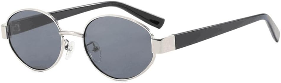 Женские овальные солнцезащитные очки в металлической оправе, модные очки с защитой от УФ-излучения UV400, винтажные круглые солнцезащитные очки для женщин KTUCN, Silver Grey
Женские овальные солнцезащитные очки в металлической оправе, модные очки с защитой от УФ-излучения UV400, винтажные круглые солнцезащитные очки для женщин KTUCN, Silver Grey