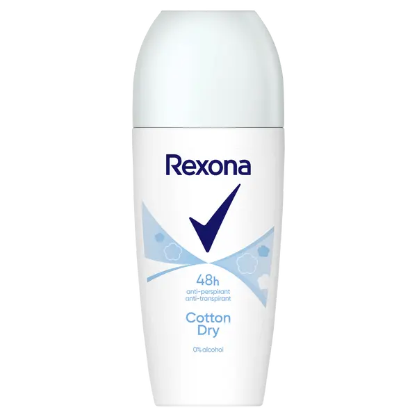 Шариковый антиперспирант для женщин, 50 мл Rexona Cotton
Шариковый антиперспирант для женщин, 50 мл Rexona Cotton