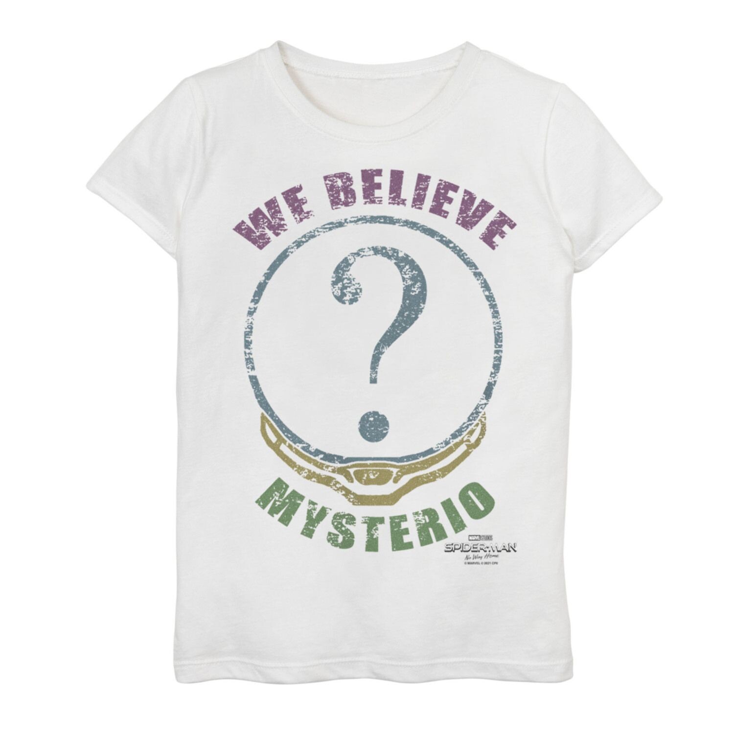Футболка с плакатом «Mysterio We Believe» для девочек 7–16 лет «Человек-паук: нет пути домой» Licensed Character
Футболка с плакатом «Mysterio We Believe» для девочек 7–16 лет «Человек-паук: нет пути домой» Licensed Character