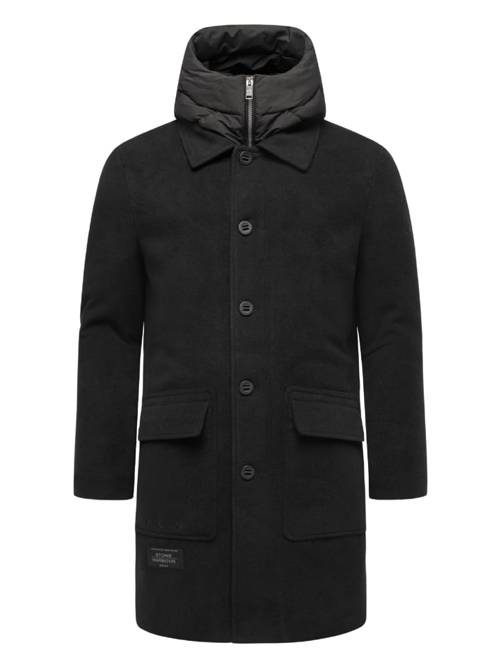 Шерстяное пальто Thiagoo XX черного цвета STONE HARBOUR
Шерстяное пальто Thiagoo XX черного цвета STONE HARBOUR