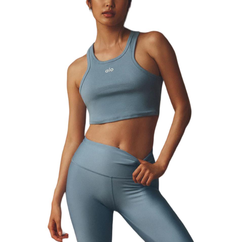 Топ для йоги Aspire Alo Yoga, синий/белый
Топ для йоги Aspire Alo Yoga, синий/белый