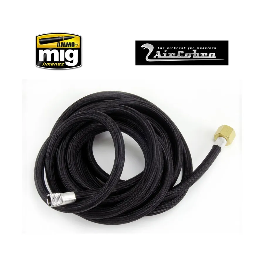 10-футовый плетеный воздушный шланг, Airbrushes & Accessories (AMMO by Mig Jimenez)
10-футовый плетеный воздушный шланг, Airbrushes & Accessories (AMMO by Mig Jimenez)