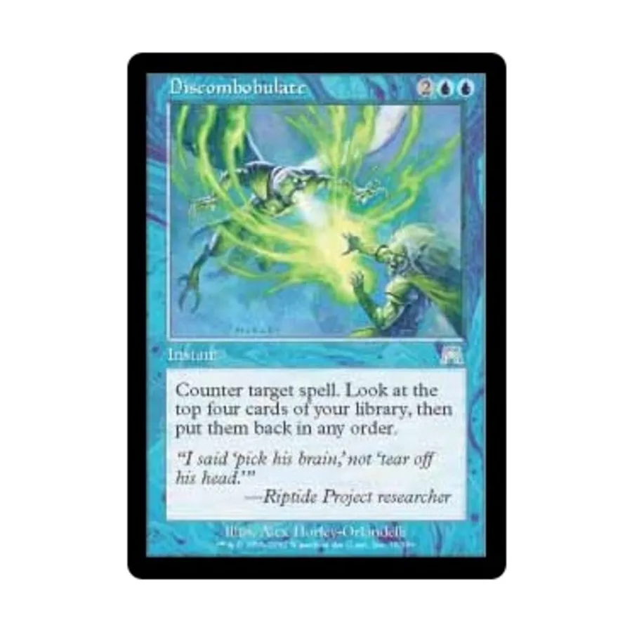 CCG Дискомбобулировать (U), MTG - Onslaught
CCG Дискомбобулировать (U), MTG - Onslaught
