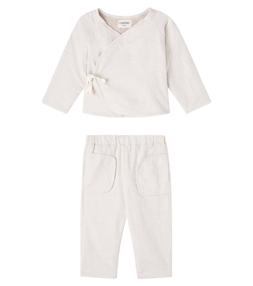 Детский хлопковый комплект худи и спортивных штанов Cozmo, Stone
Детский хлопковый комплект худи и спортивных штанов Cozmo, Stone