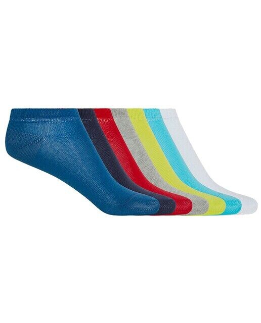 В наборе 7 пар однотонных коротких носков для девочек Punto Blanco, мультиколор
В наборе 7 пар однотонных коротких носков для девочек Punto Blanco, мультиколор