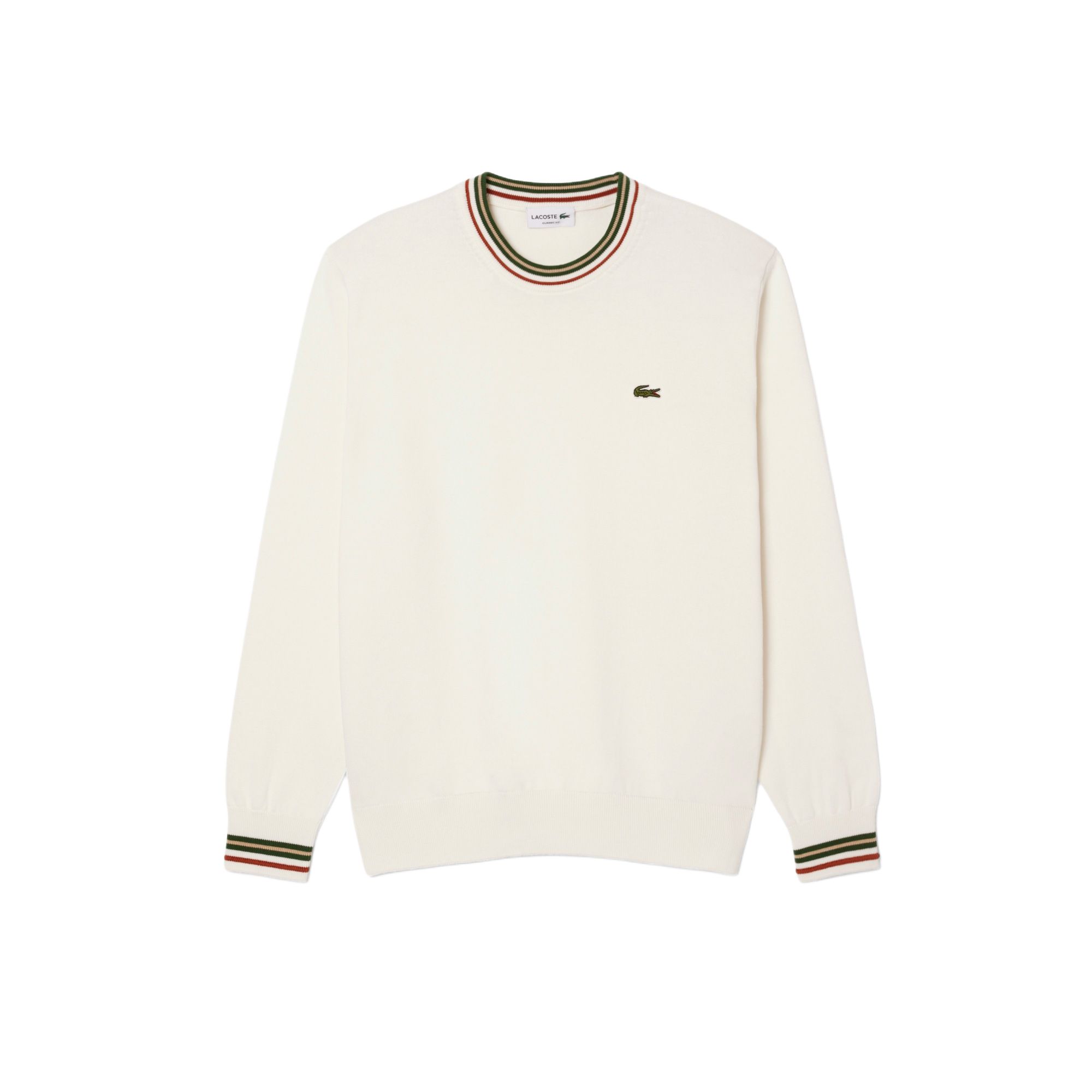 Джемпер мужской LACOSTE, белый/зеленый
Джемпер мужской LACOSTE, белый/зеленый