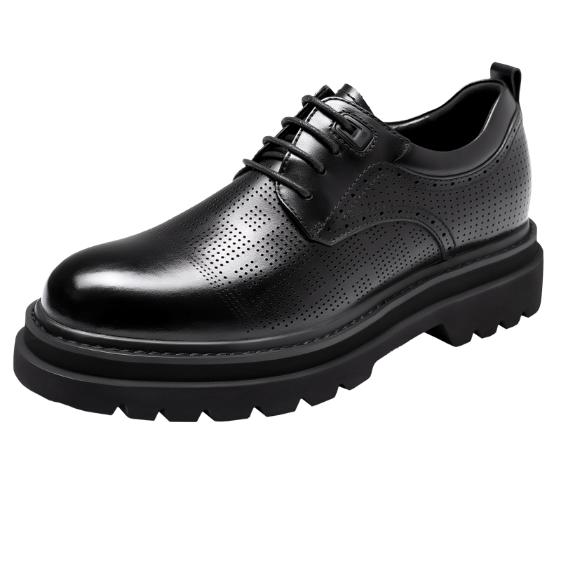 GOG Летние дышащие повседневные кожаные туфли мужские черные с высотой каблука 6,5 см, цвет Black Breathable, Height Increasing 6.5cm
GOG Летние дышащие повседневные кожаные туфли мужские черные с высотой каблука 6,5 см, цвет Black Breathable, Height Increasing 6.5cm