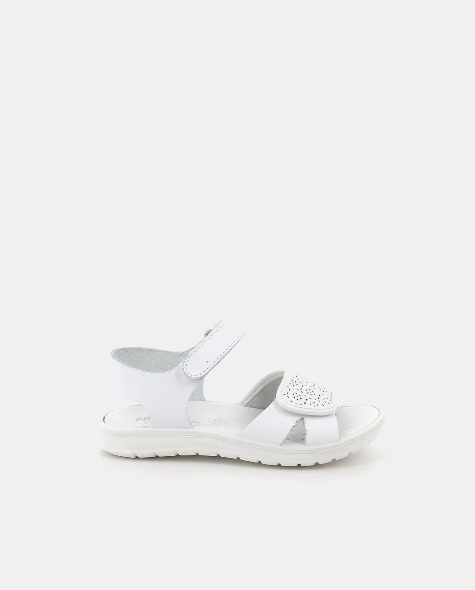 Босоножки для девочки, PRIMIGI, кожа, белый, двойная застежка-липучка
Босоножки для девочки, PRIMIGI, кожа, белый, двойная застежка-липучка