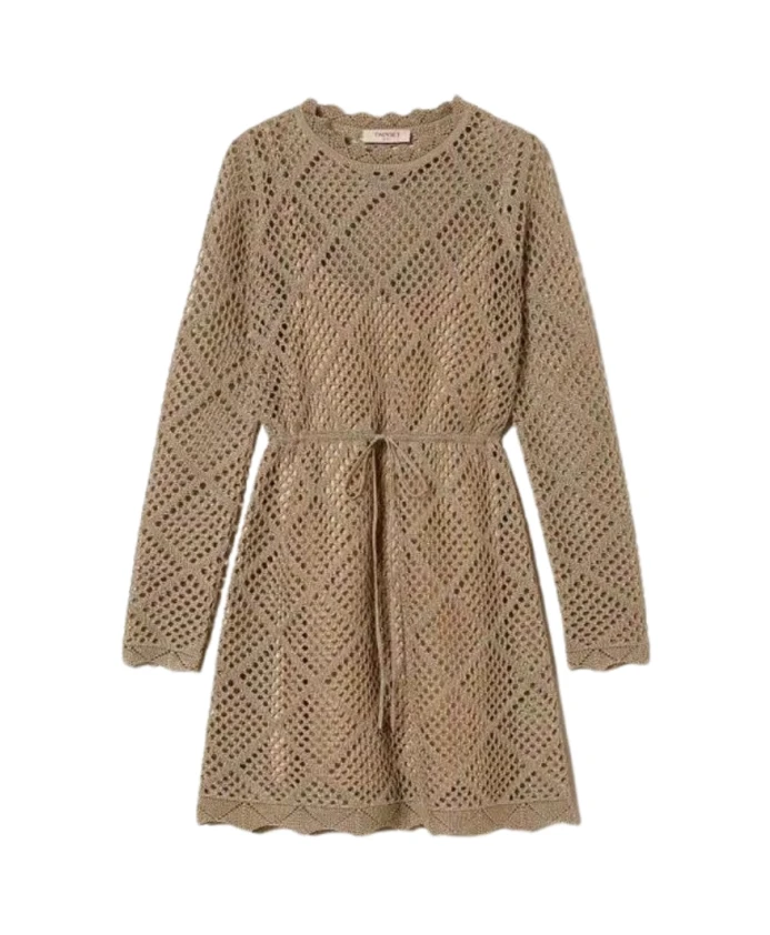 Короткое платье Twinset, бежевый
Короткое платье Twinset, бежевый