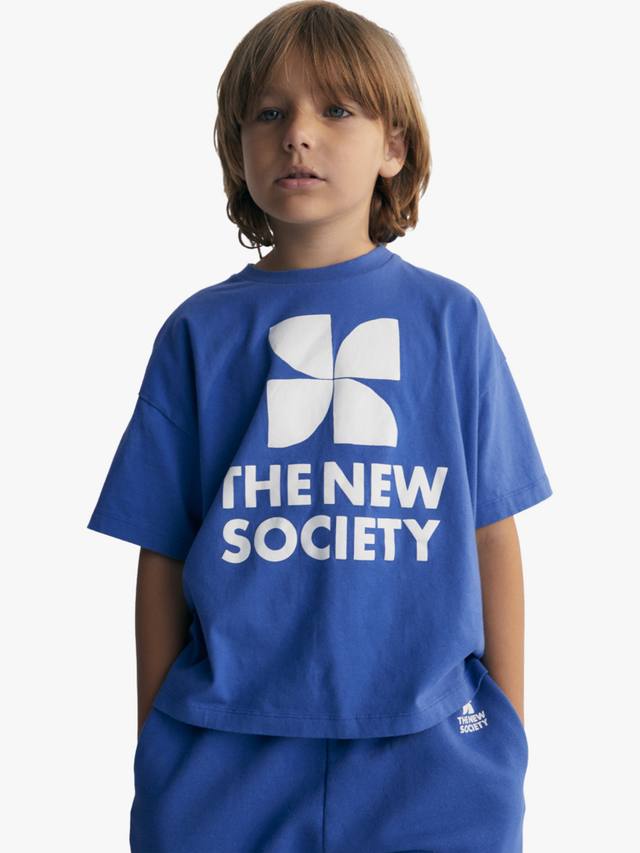 Детская майка Mykonos с коротким рукавом и логотипом из хлопка The New Society, Cobalto
Детская майка Mykonos с коротким рукавом и логотипом из хлопка The New Society, Cobalto
