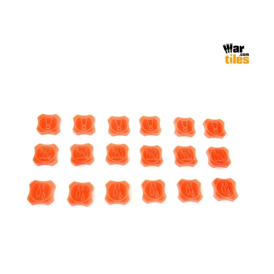 Война в тенях — расширение набора жетонов Армагеддона, красный цвет, War Tiles - Markers, Rulers, & Tokens
Война в тенях — расширение набора жетонов Армагеддона, красный цвет, War Tiles - Markers, Rulers, & Tokens