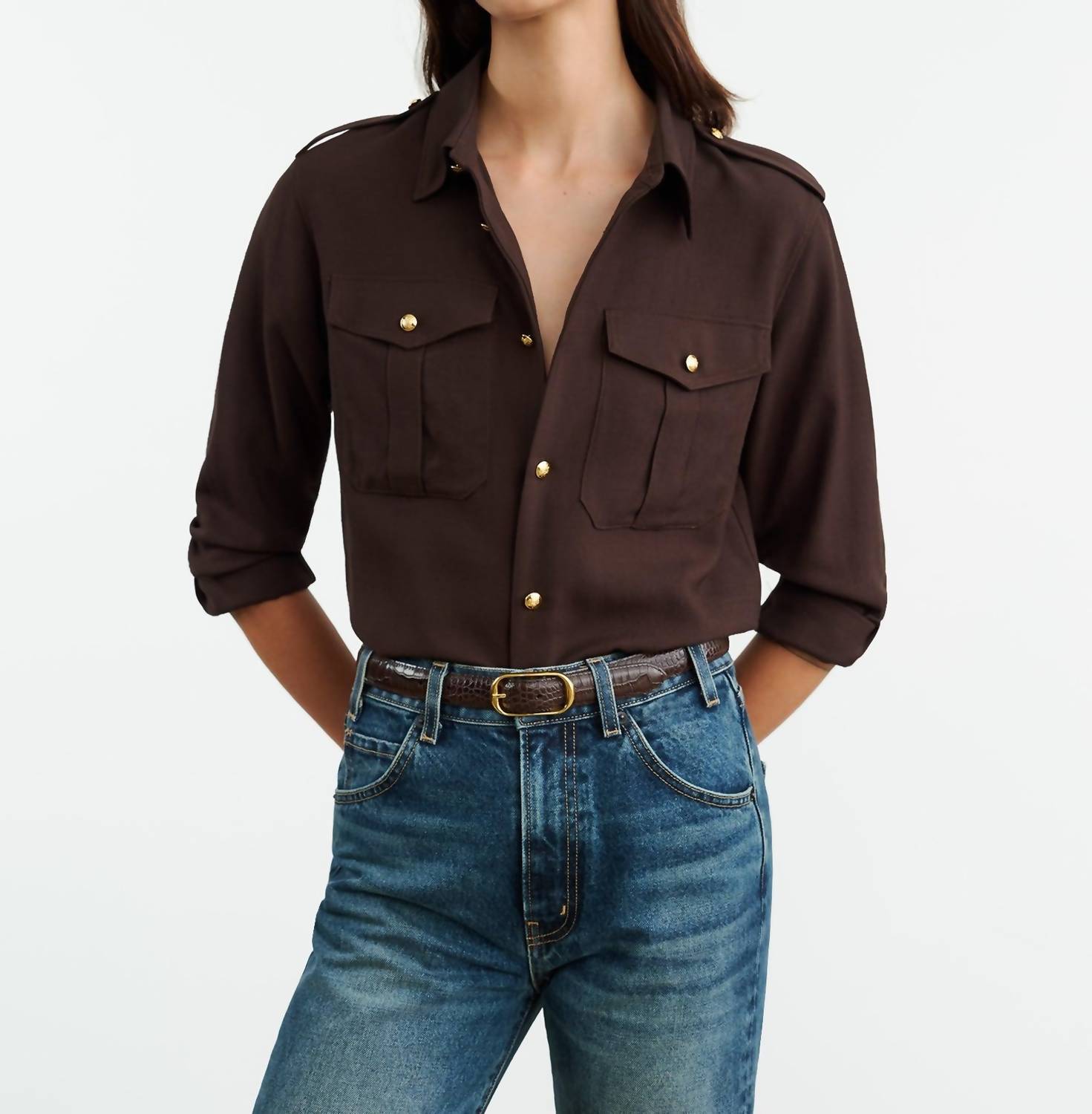 Топ Жанетт в коричневом цвете NILI LOTAN
Топ Жанетт в коричневом цвете NILI LOTAN